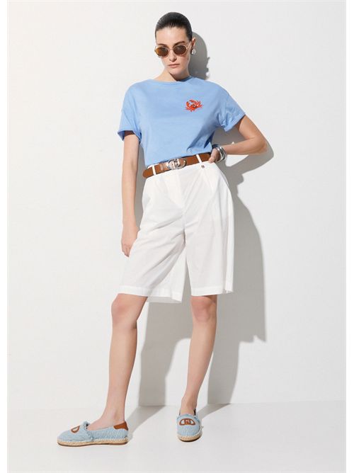 T-shirt woman blue LIU JO | WA6414JS923/P9431